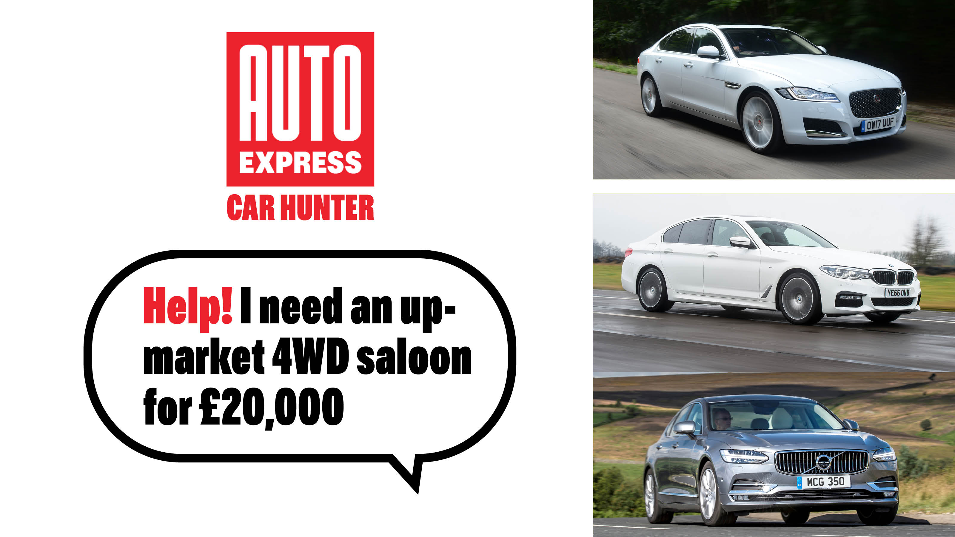 Car Hunter: Help! I need an upmarket 4WD saloon for £20,000 - header image