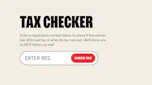 car tax checker