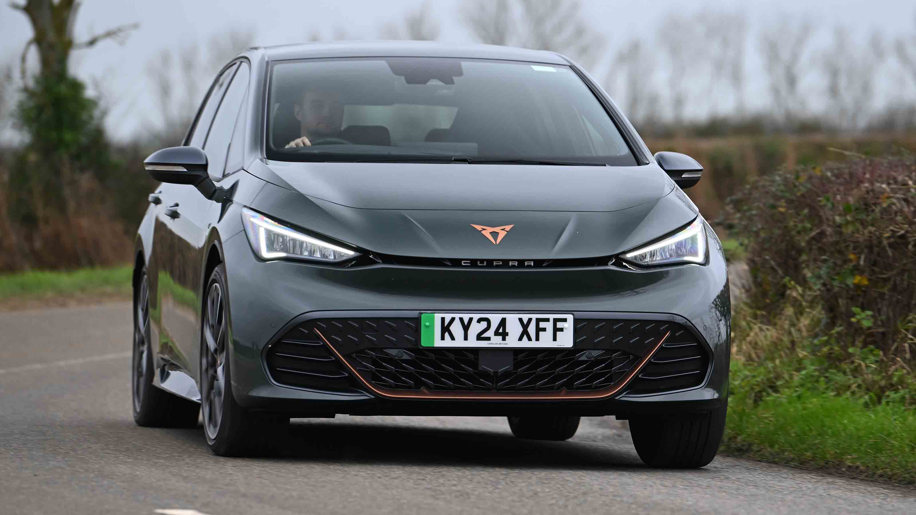 Cupra Born - front cornering