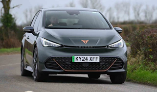 Cupra Born - front cornering