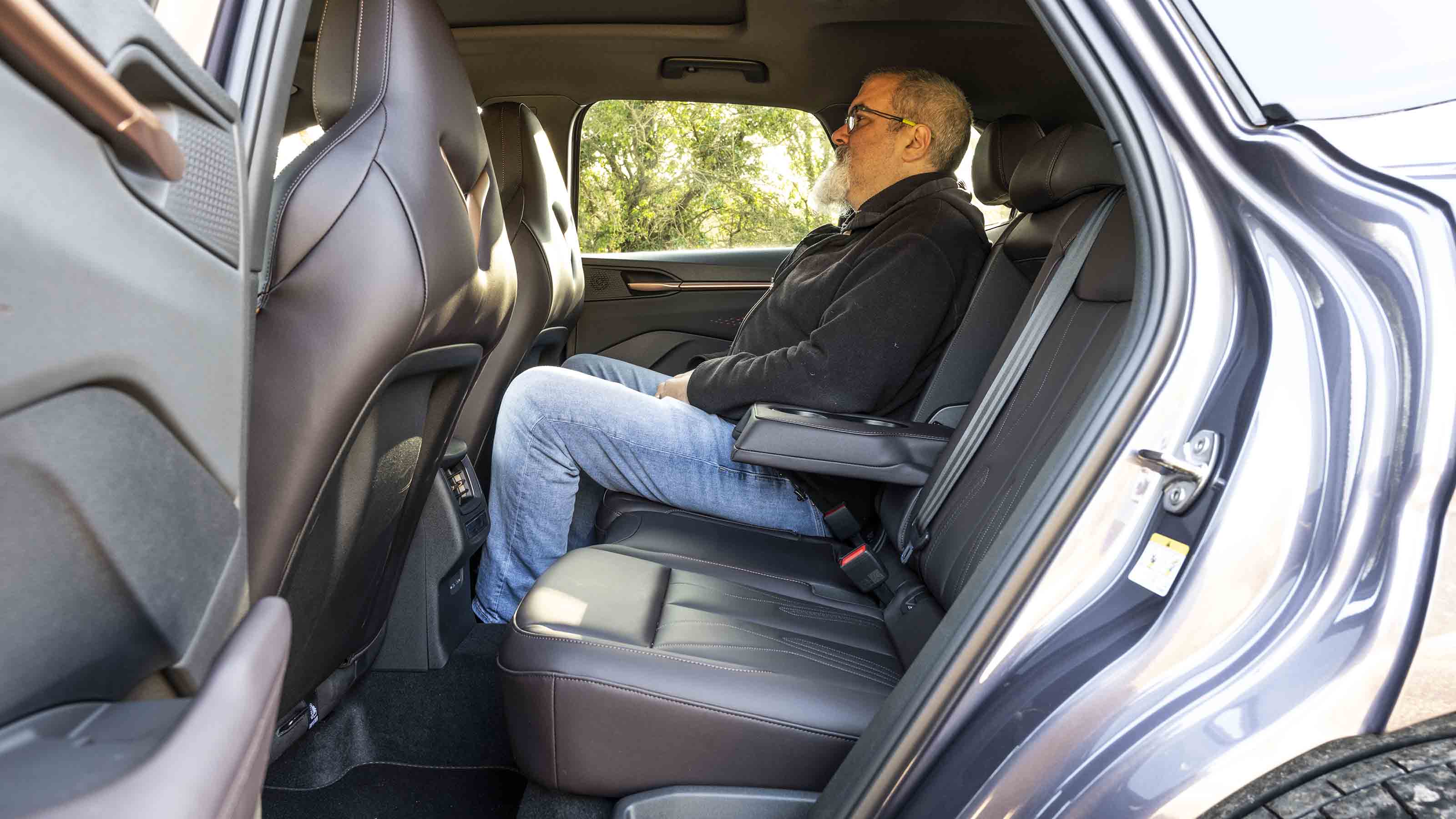 Cupra Terramar - rear seats with Senior test editor, Dean Gibson