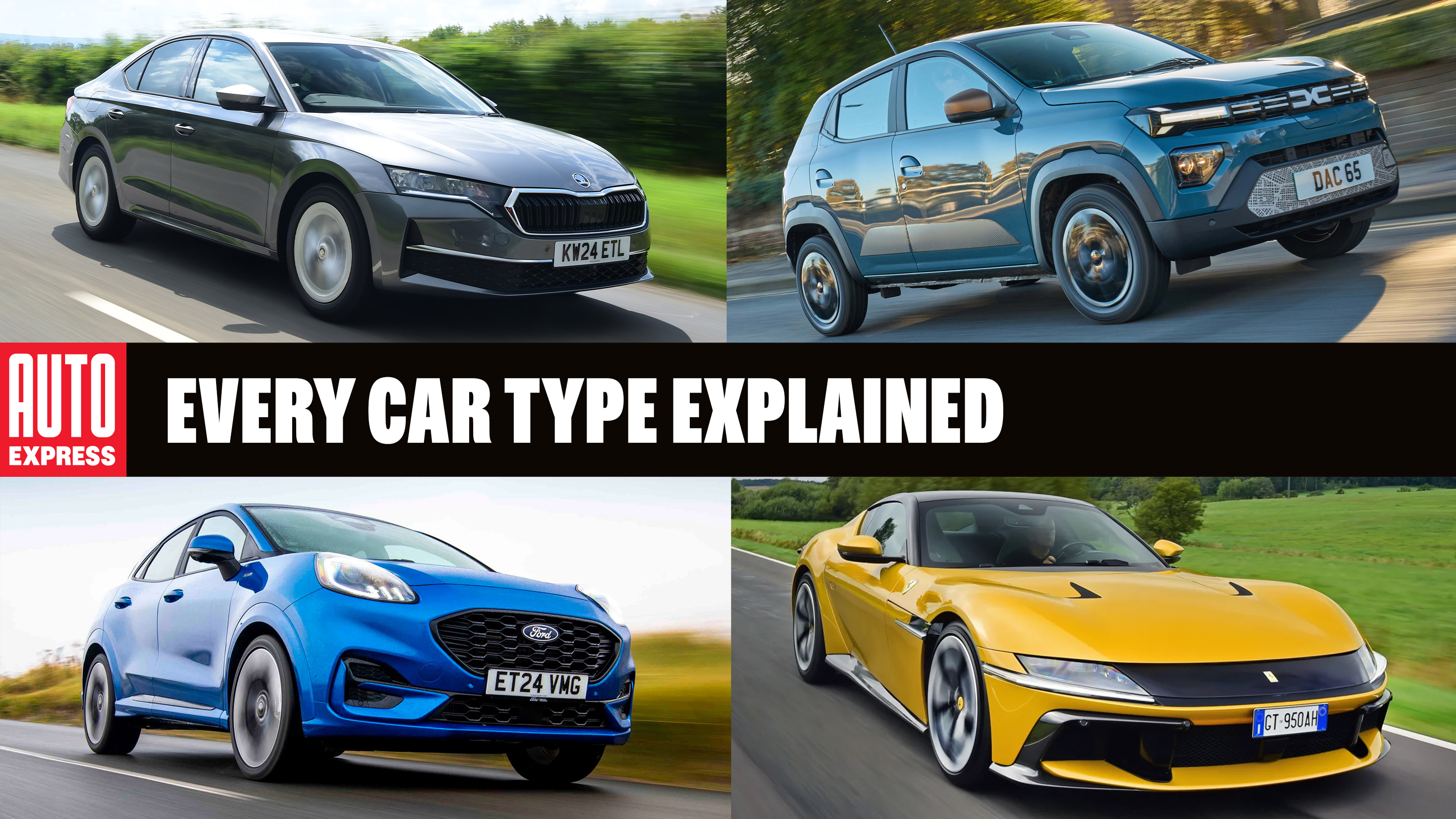 Every car type explained - header