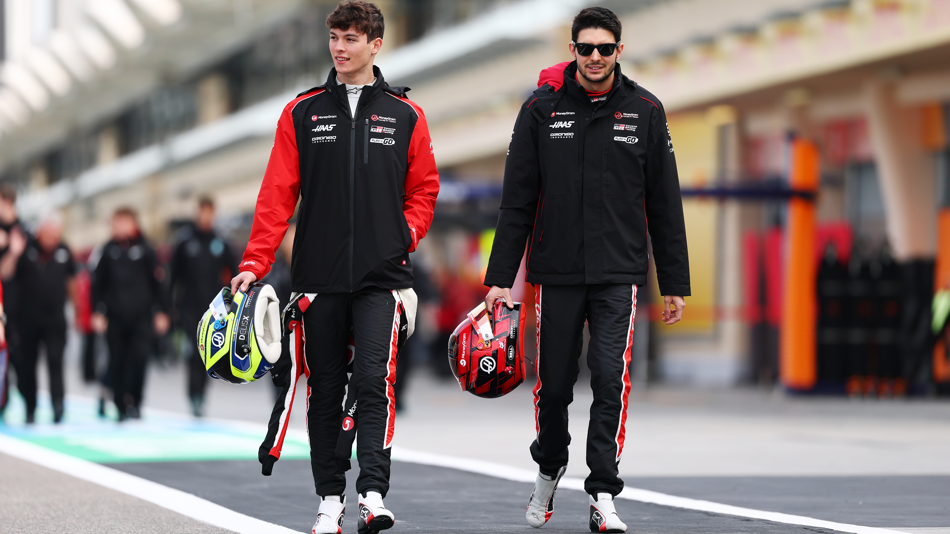Ollie Bearman and Esteban Ocon