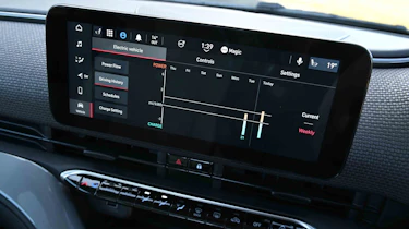 Fiat 500e - efficiency screen
