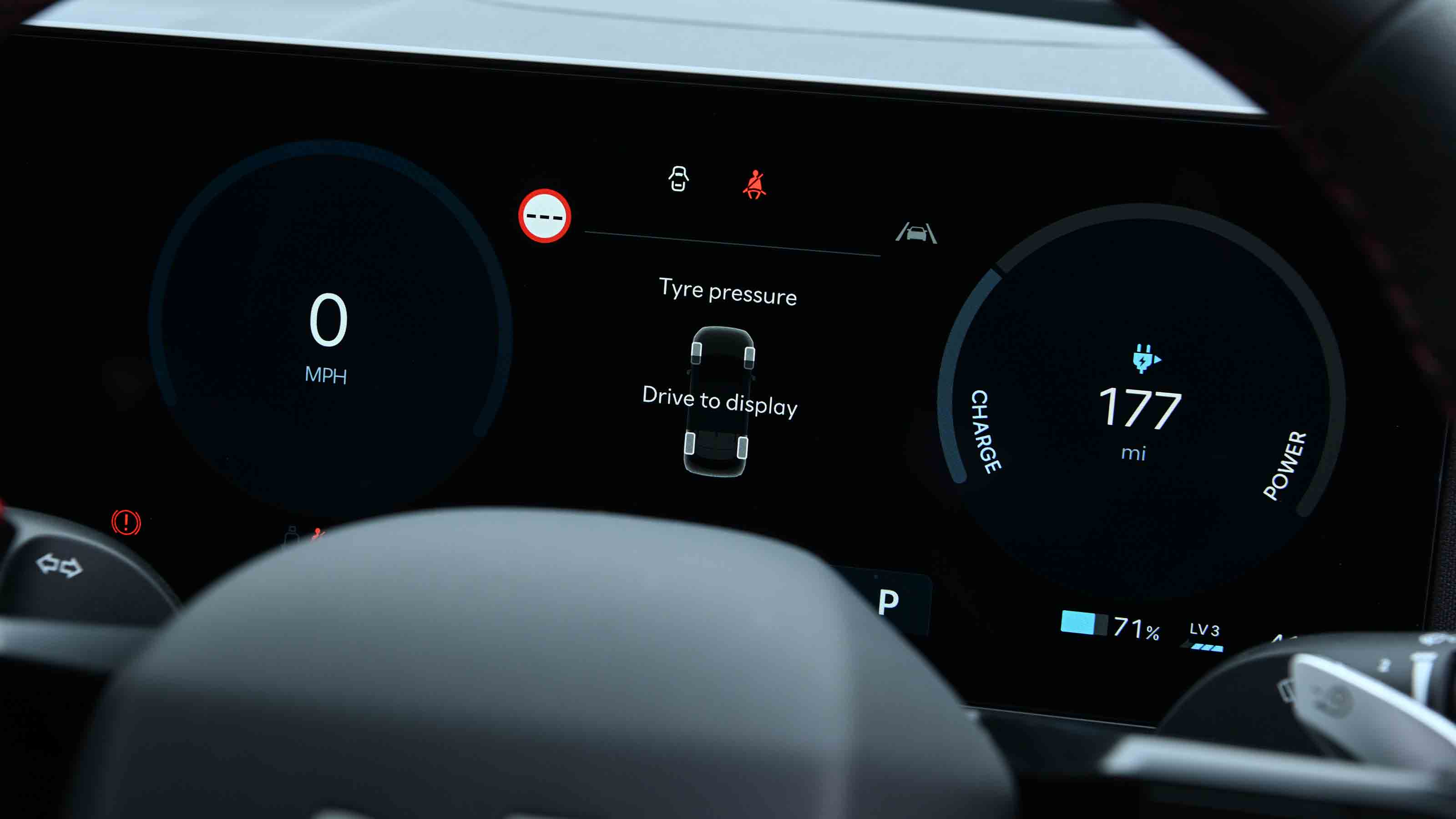 Hyundai Ioniq 5 - digital instrument cluster