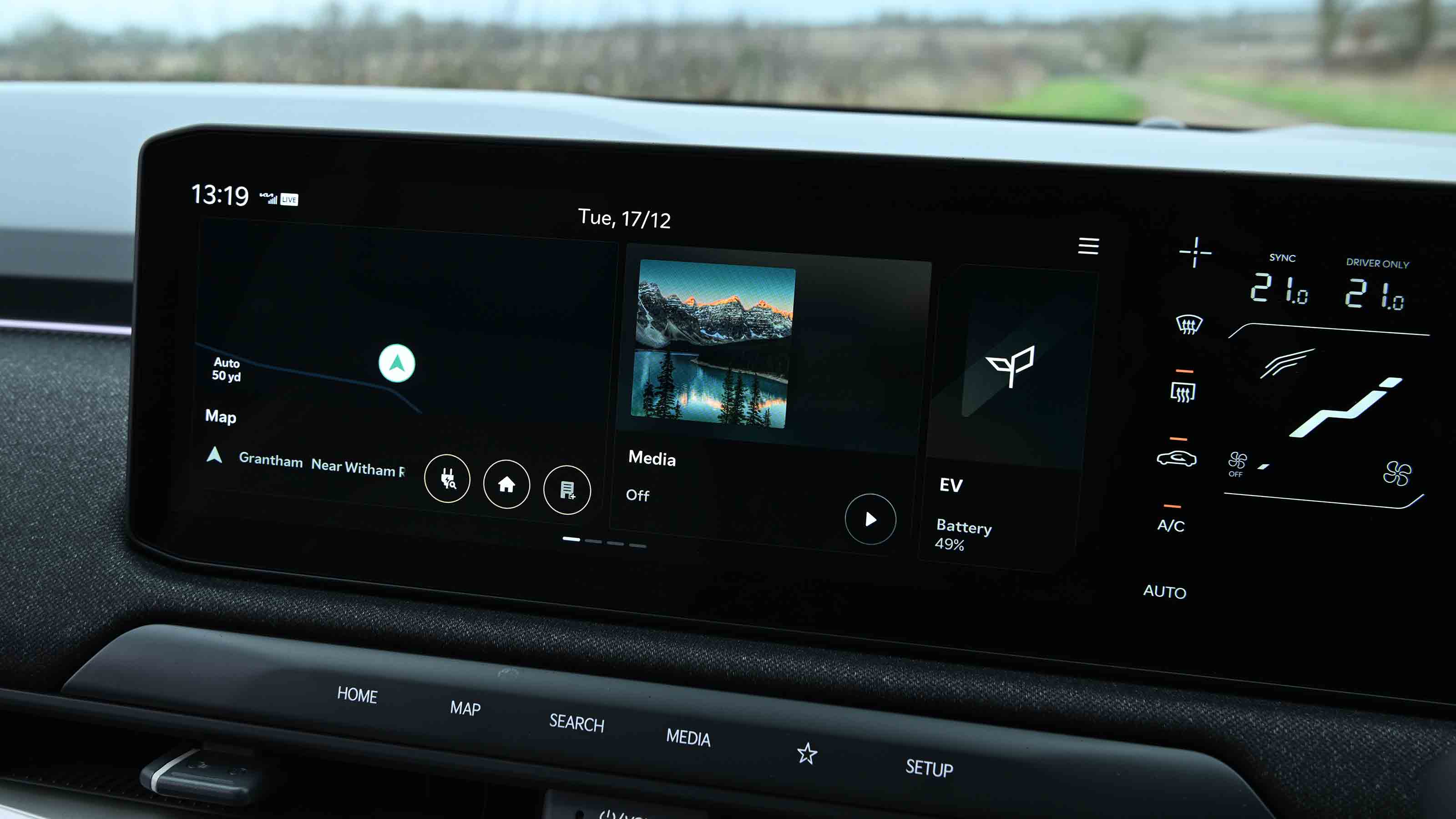 Kia EV3 - media screen