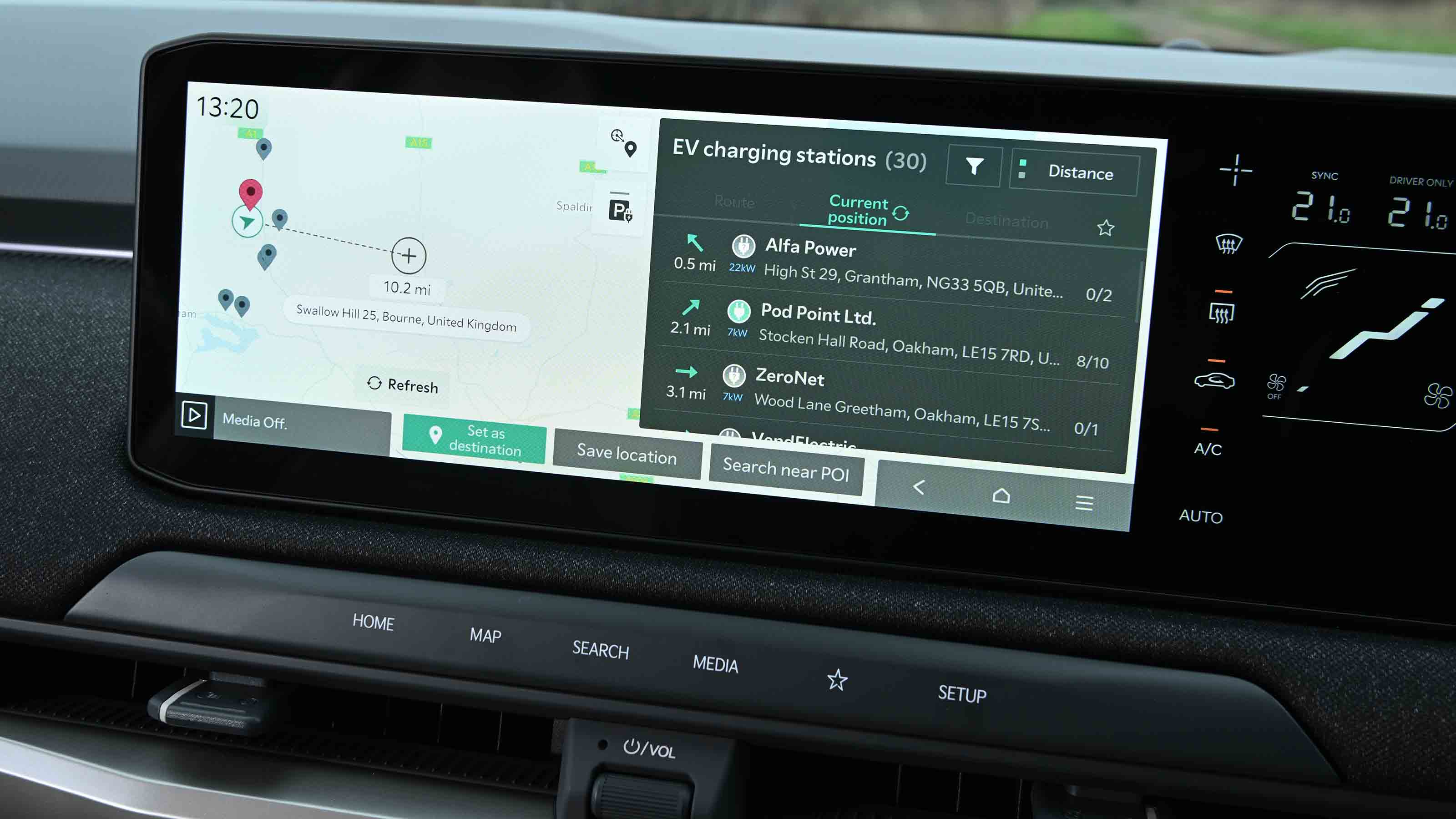 Kia EV3 - sat-nav