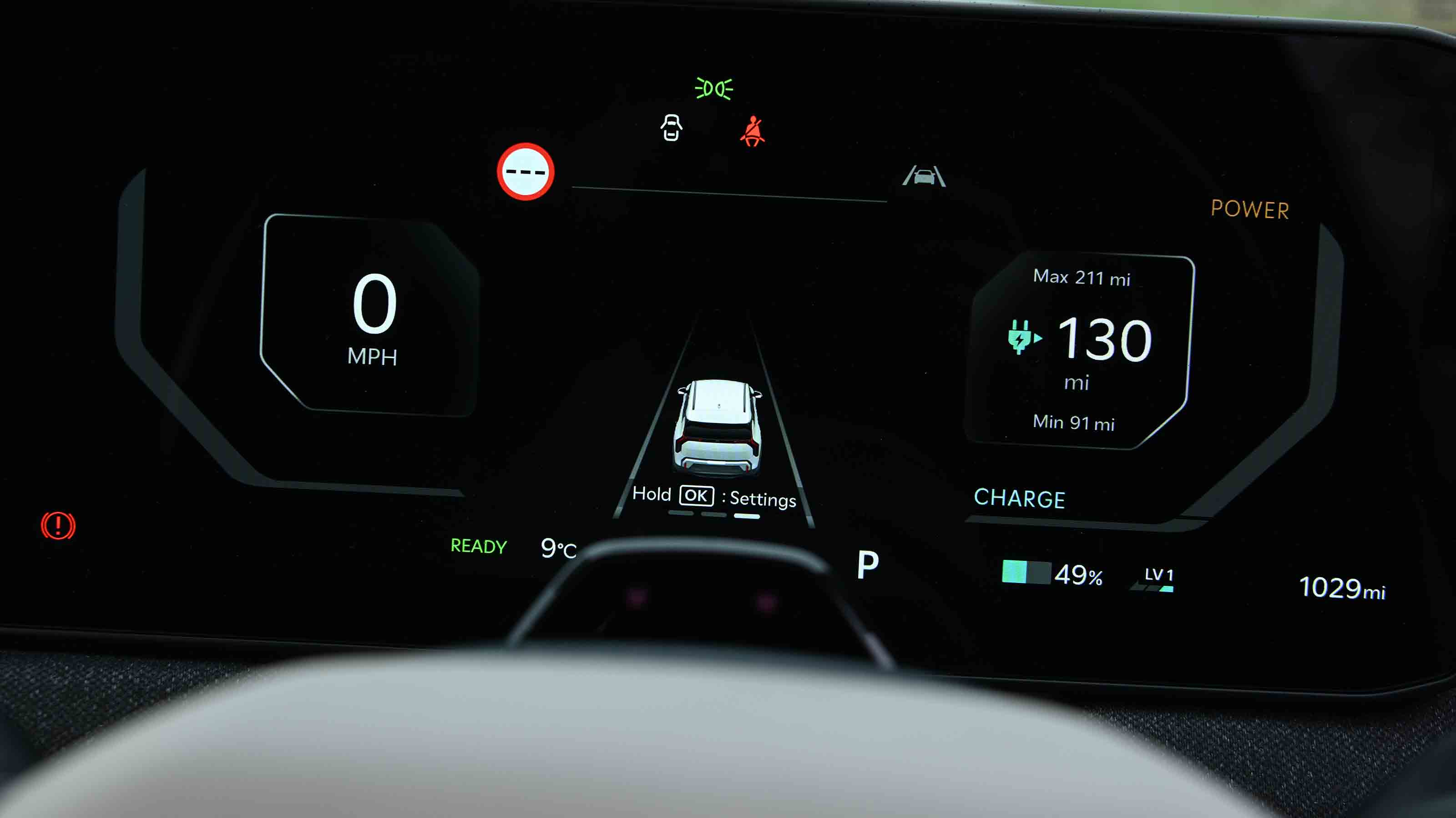 Kia EV3 - digital instrument cluster