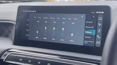 MG3 Hybrid+ long-term test - infotainment screen