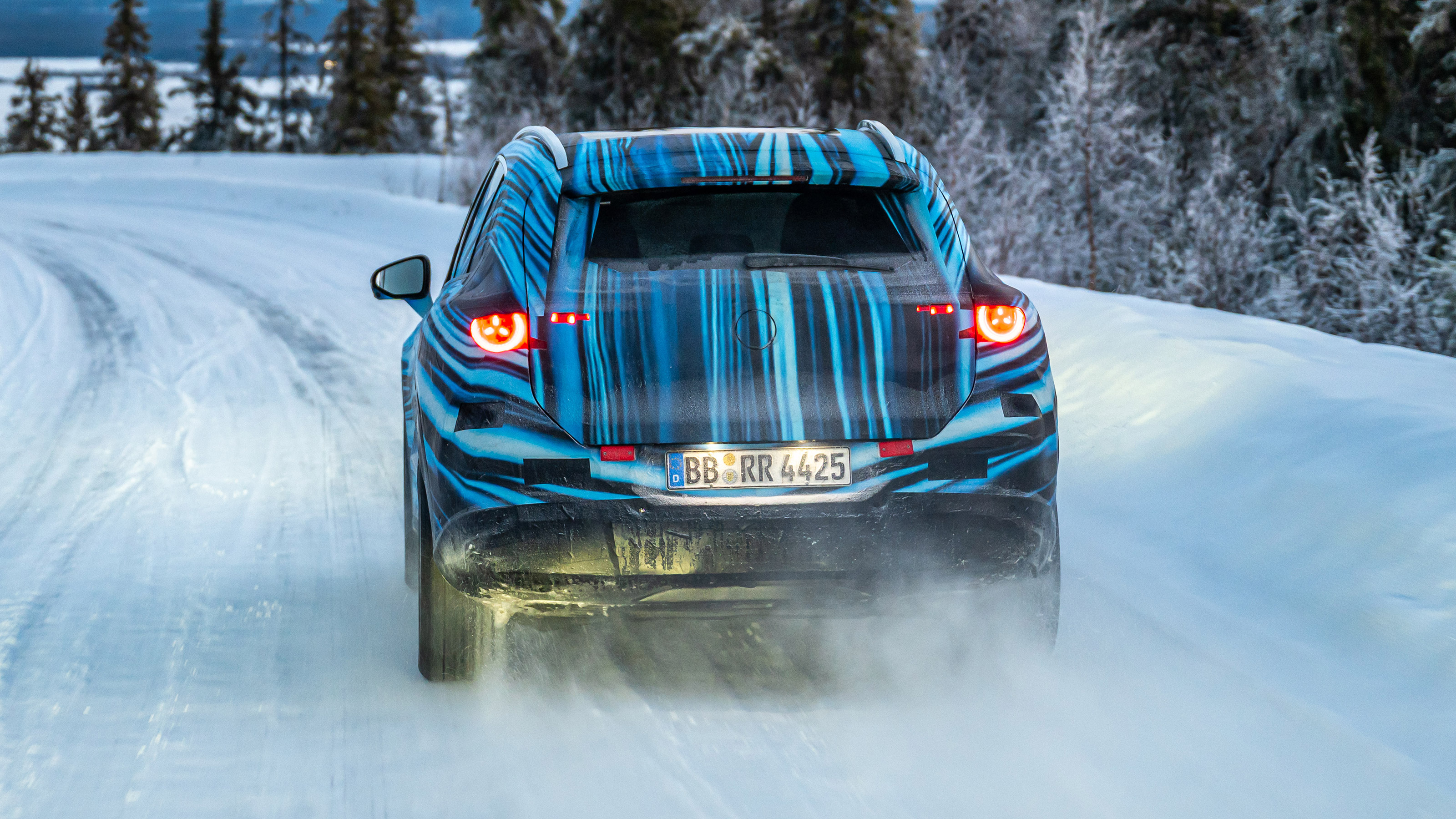 Mercedes GLC prototype - full rear