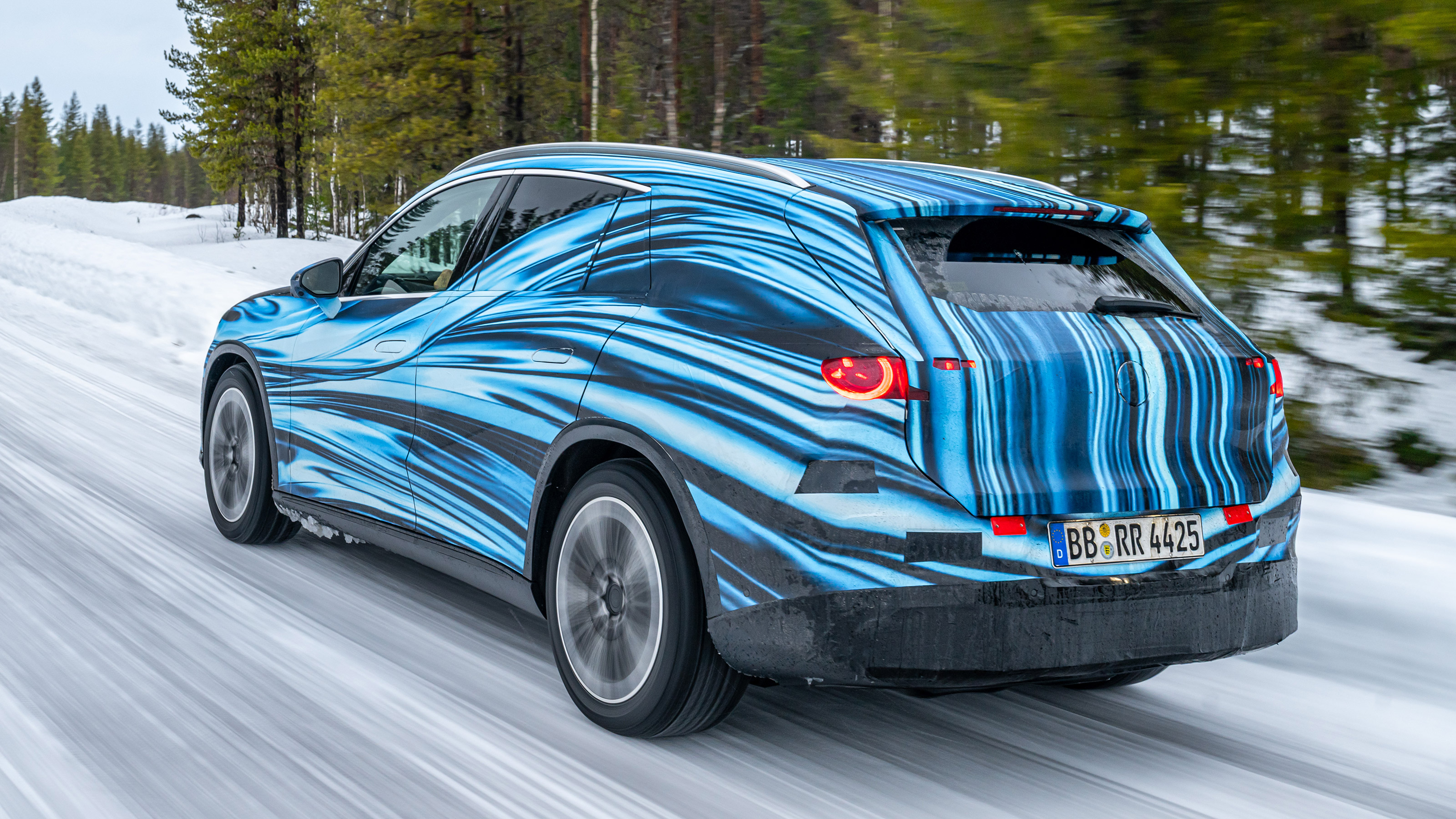 Mercedes GLC prototype - rear tracking