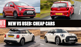 New Kia Picanto vs used MINI Cooper - header