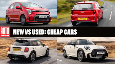 New Kia Picanto vs used MINI Cooper - header