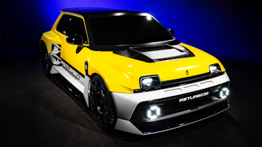 New Renault 5 Turbo 3E Ellis Hyde - front overhead