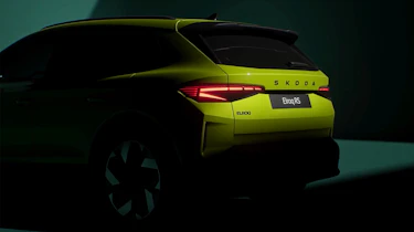 New Skoda Elroq vRS teaser - rear 3/4