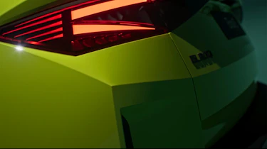 New Skoda Elroq vRS teaser - tail lights