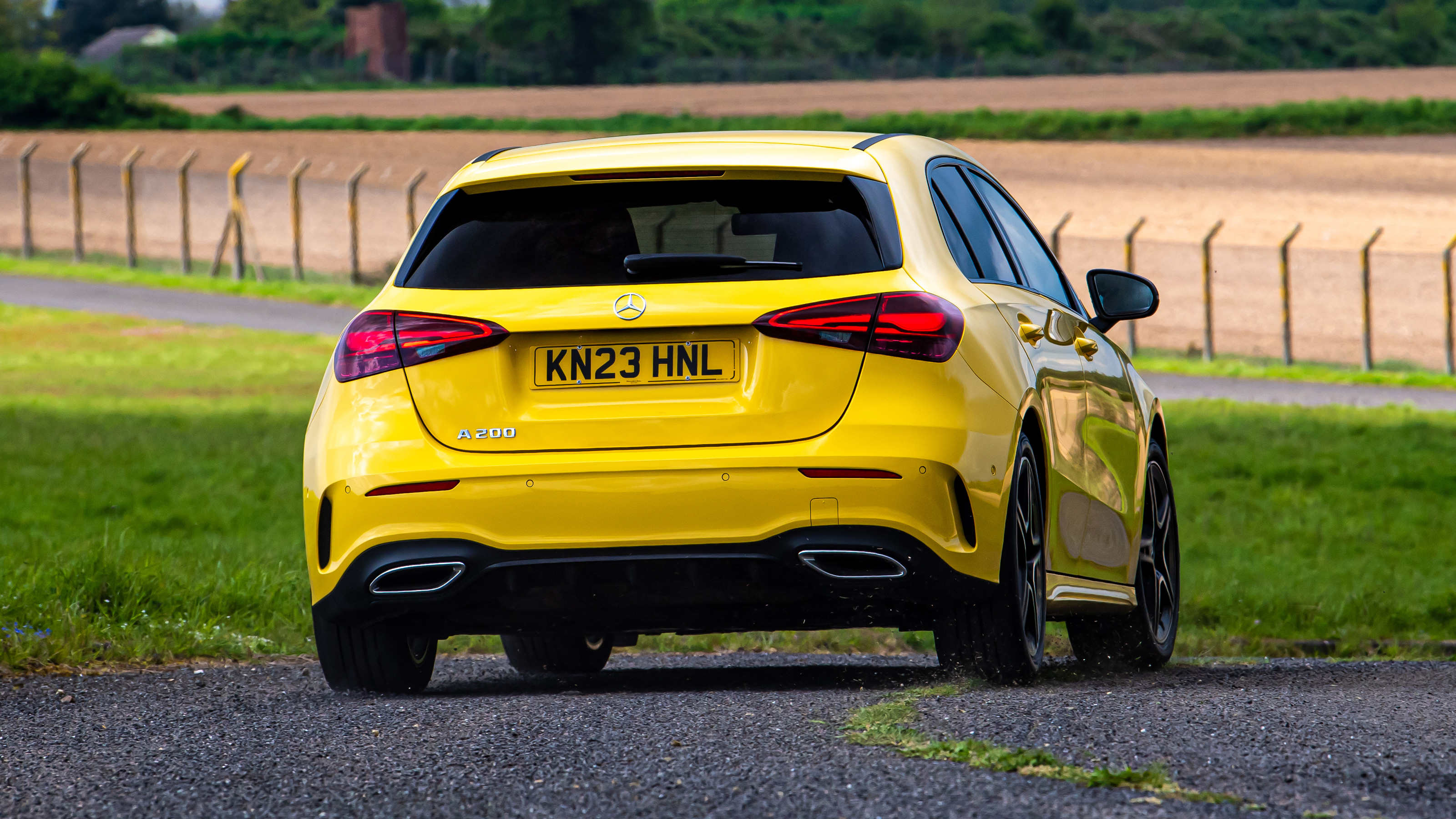 Mercedes A-Class - rear cornering