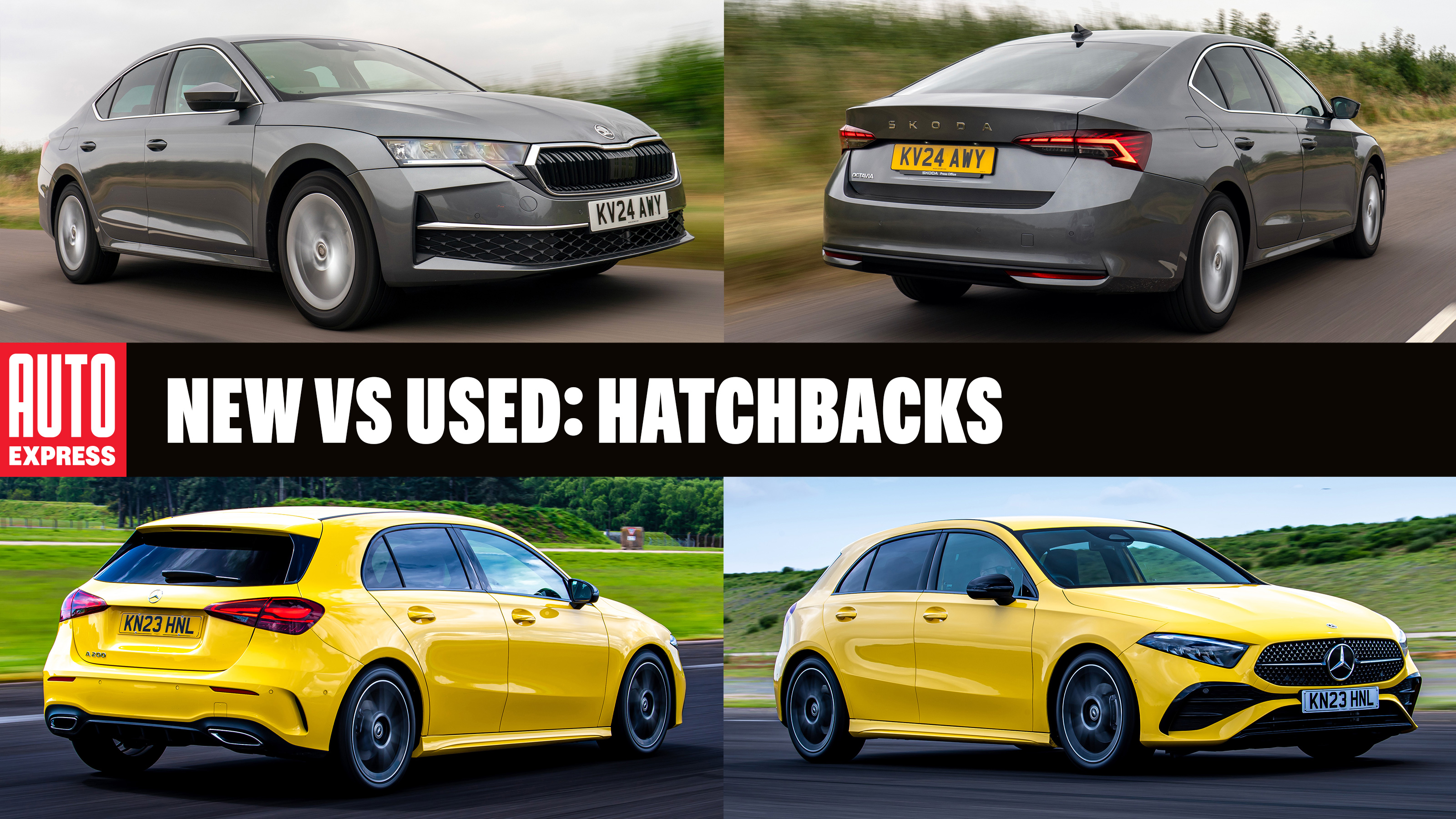 New Skoda Octavia vs used Mercedes A-Class - header