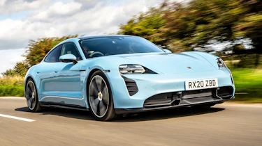 Porsche Taycan - front tracking