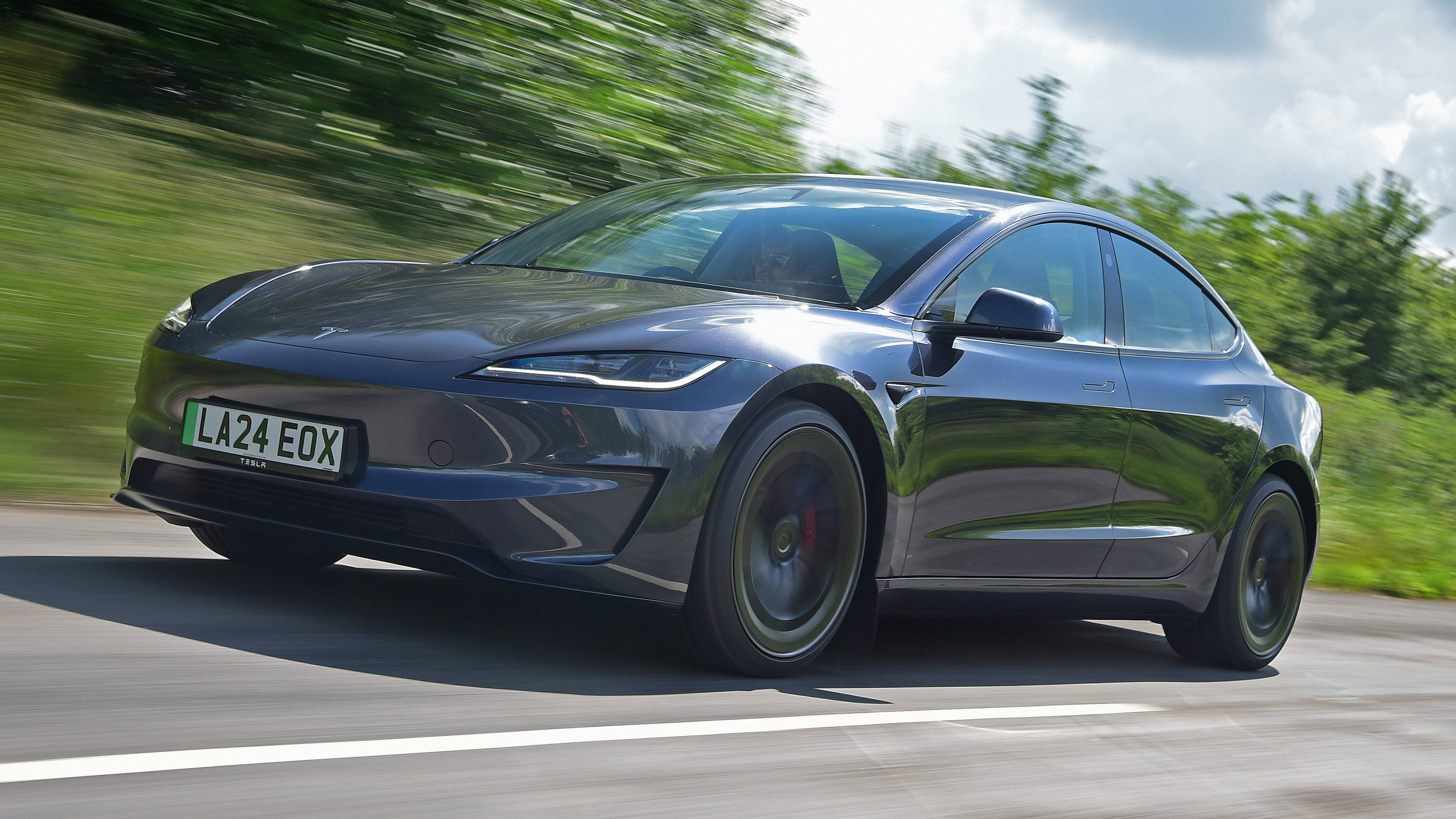 Tesla Model 3 - front tracking