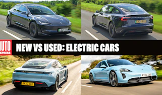 New Tesla Model 3 vs used Porsche Taycan - header