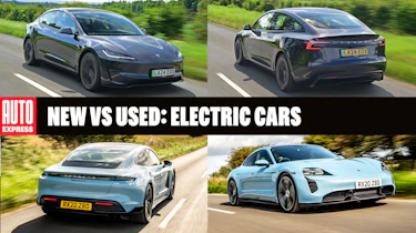 New Tesla Model 3 vs used Porsche Taycan - header