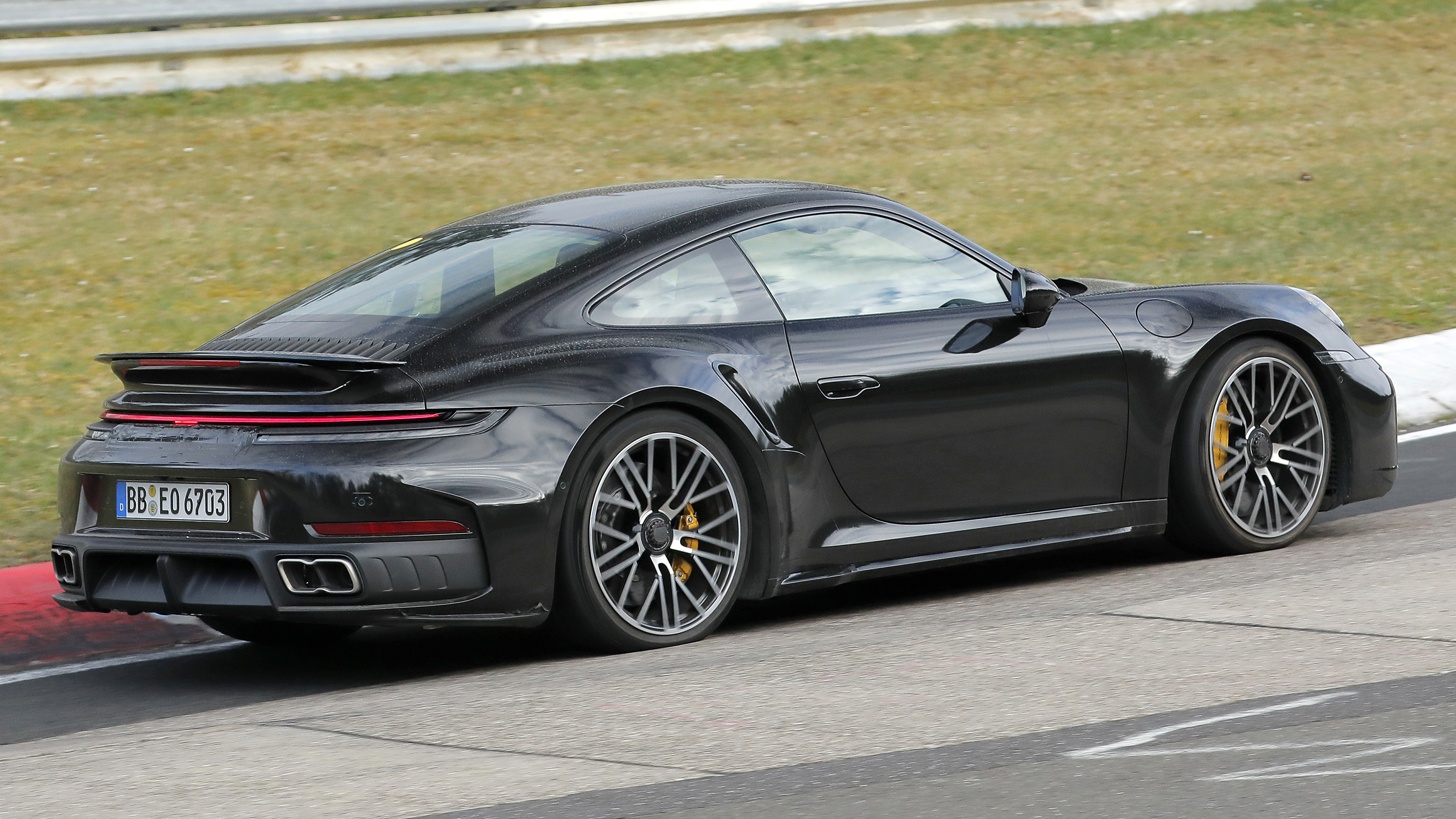 Porsche 911 Turbo S Facelift - rear angled