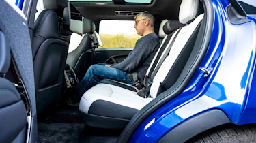Range Rover Sport - rear seats with Auto Express Editor, Paul Barker