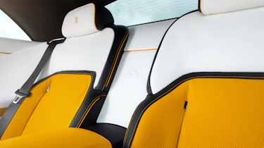 Rolls-Royce Spectre Black Badge - rear seat detail