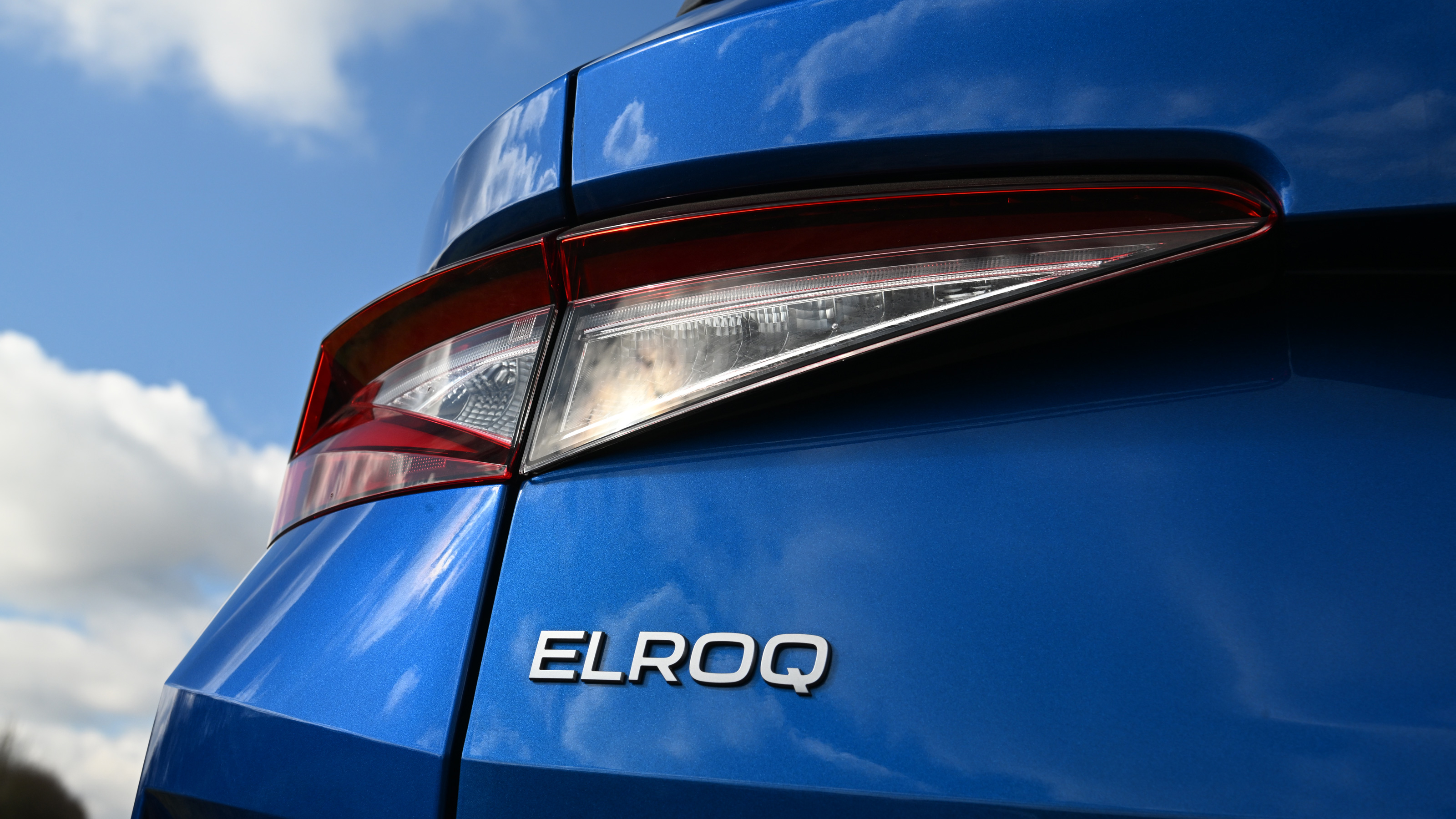 Skoda Elroq - tail light close up