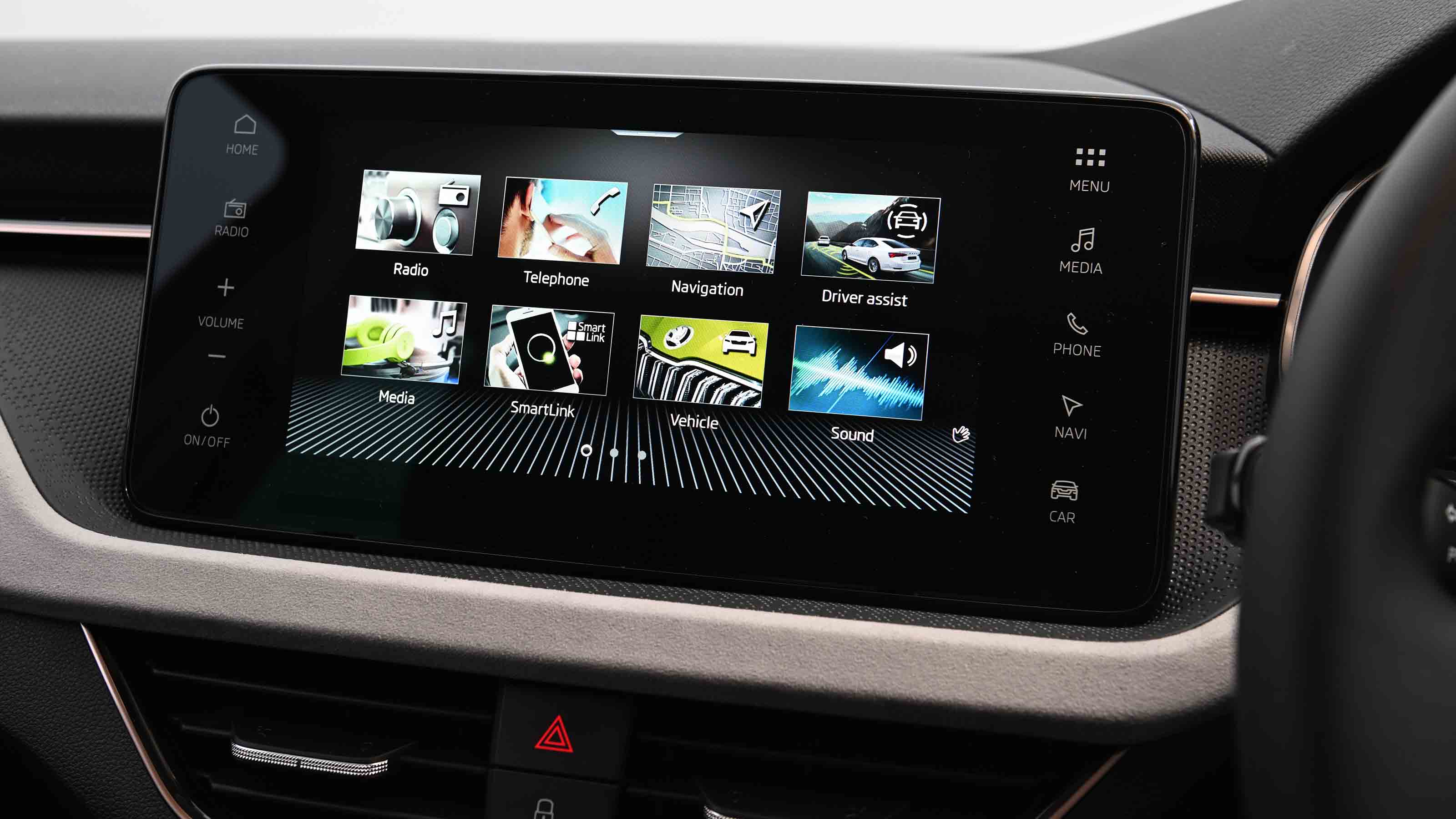 Skoda Kamiq - infotainment main menu