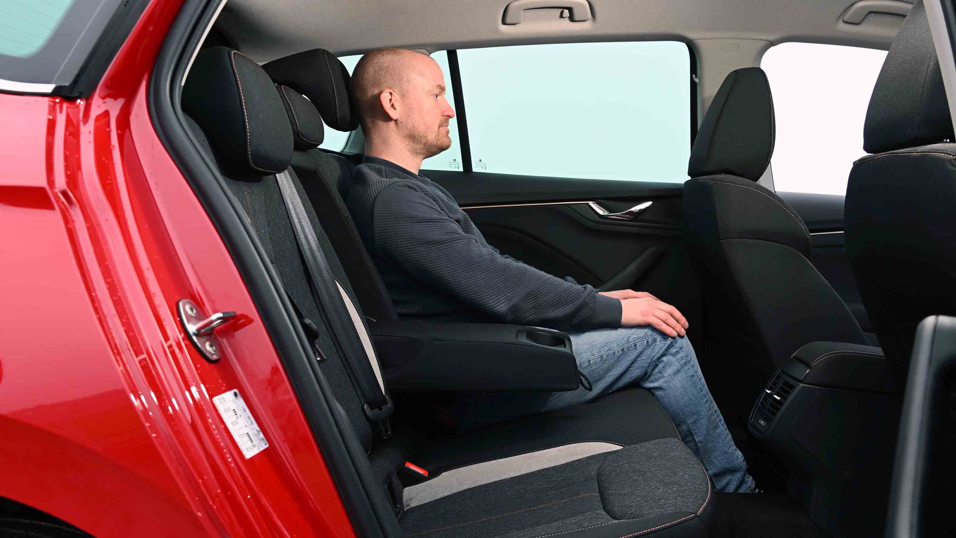 Skoda Kamiq - rear seats with special contributor, Alex Ingram