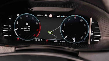 Skoda Kamiq - digital instrument cluster