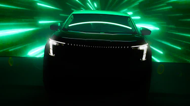Skoda's upcoming seven-seat SUV - front