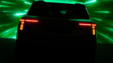 Skoda's upcoming seven-seat SUV - rear