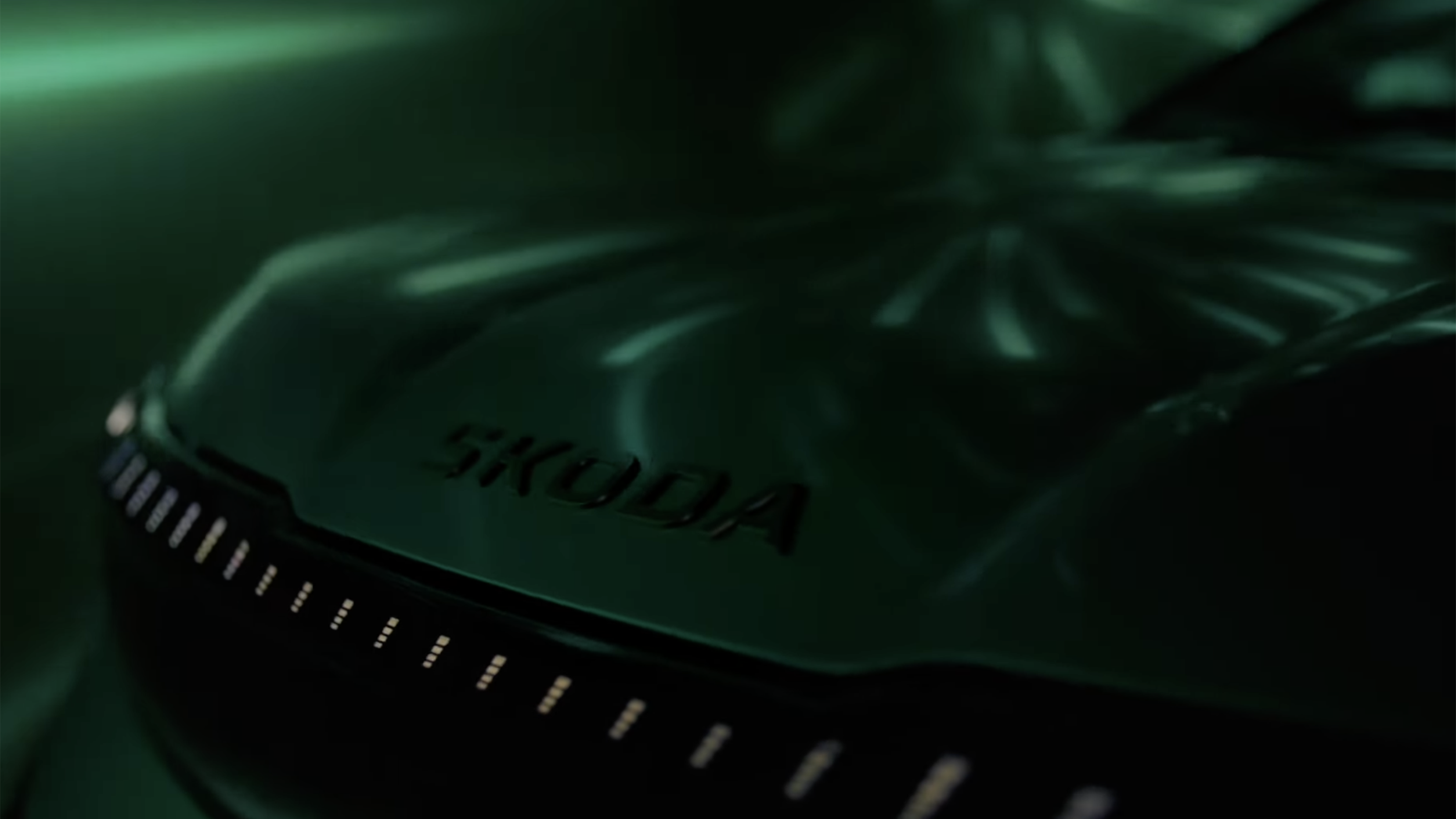 Skoda's upcoming seven-seat SUV - front grille