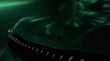 Skoda's upcoming seven-seat SUV - front grille