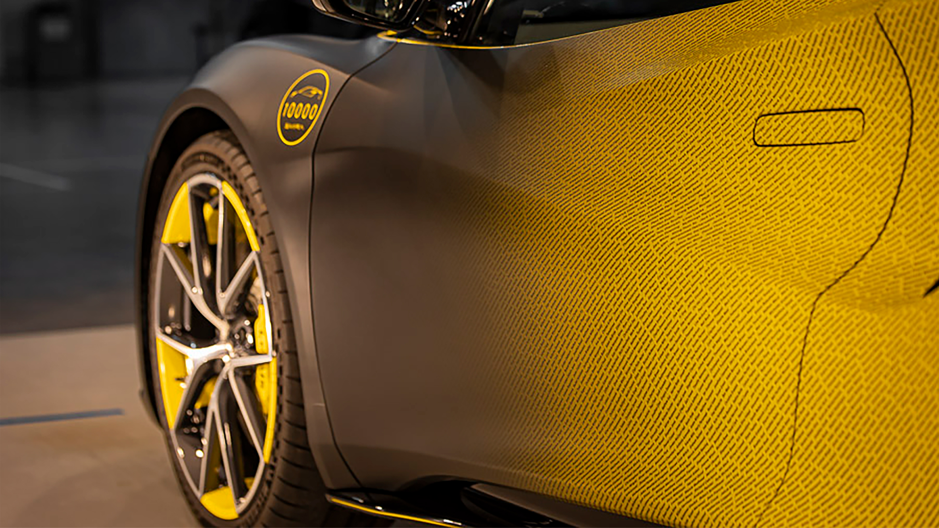 10,000th Lotus Emira produced in Hethel - side