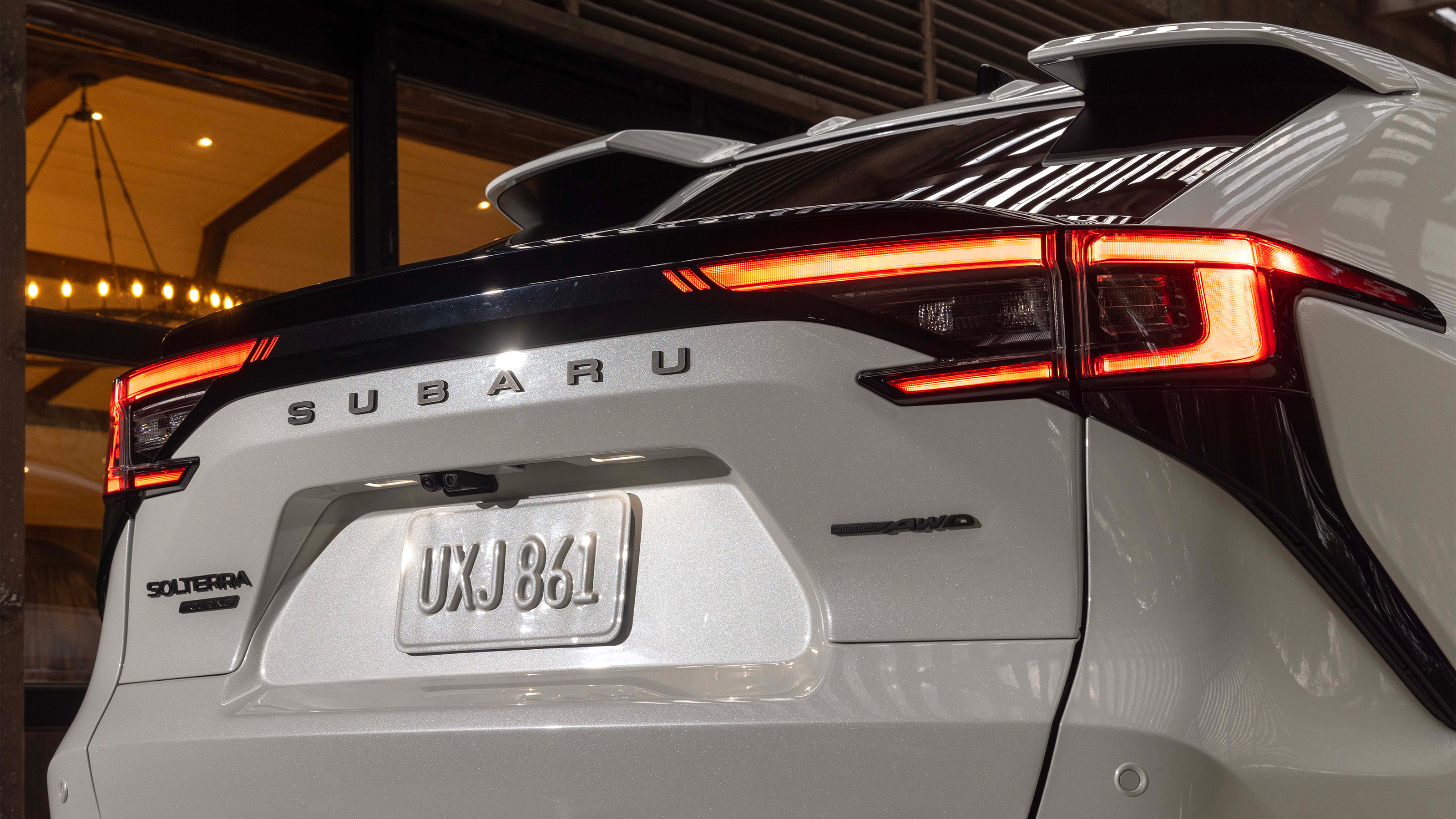 2026 Subaru Solterra - rear end badging