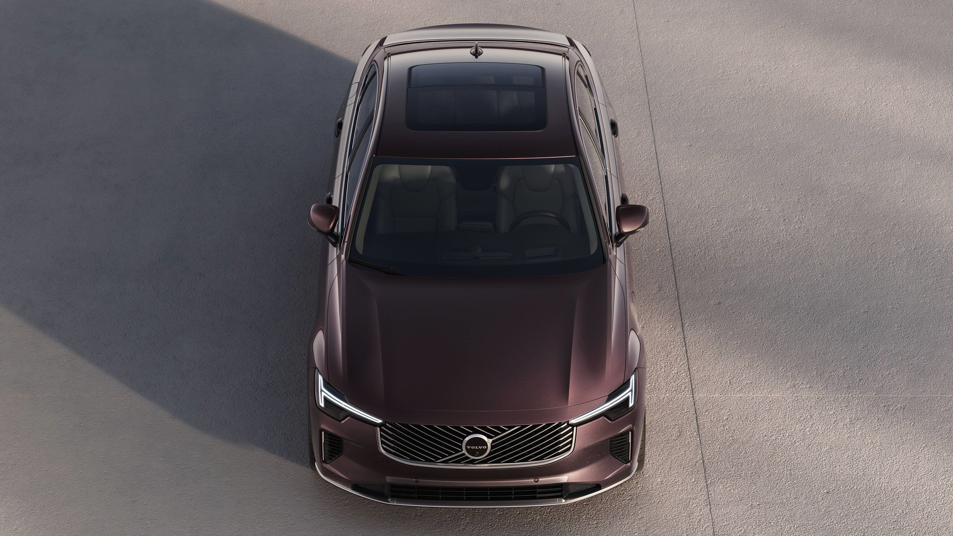 2026 Volvo S90 plug-in hybrid - front overhead