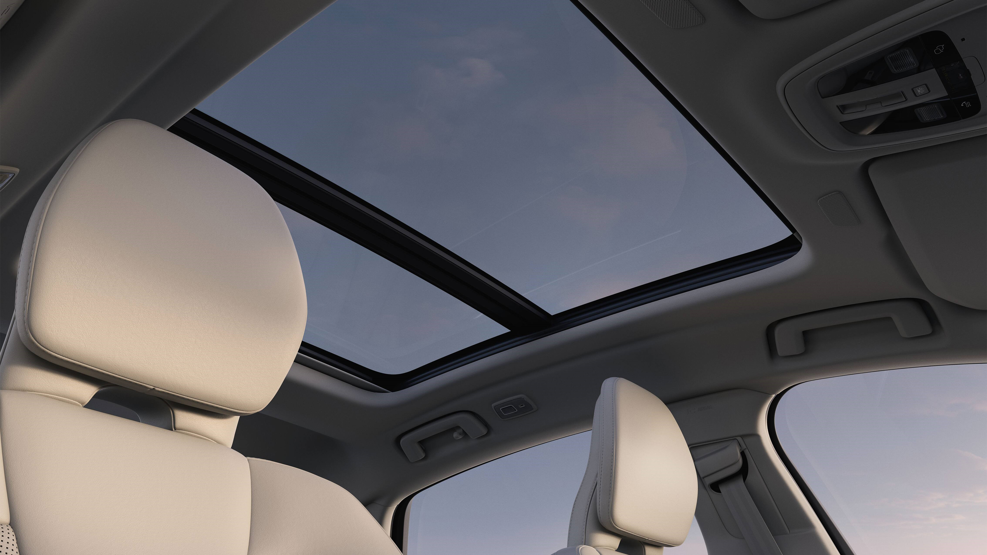 2026 Volvo S90 plug-in hybrid - sunroof and headrests