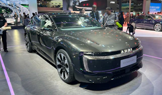 AUDI E5 Sportback on display at Shanghai Motor Show - front