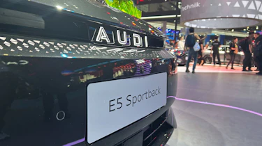 AUDI E5 Sportback on display at Shanghai Motor Show - front end