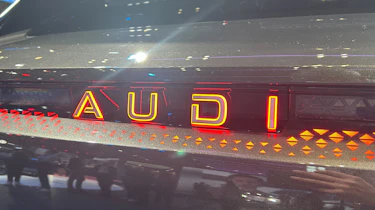 AUDI E5 Sportback on display at Shanghai Motor Show - illuminated badge
