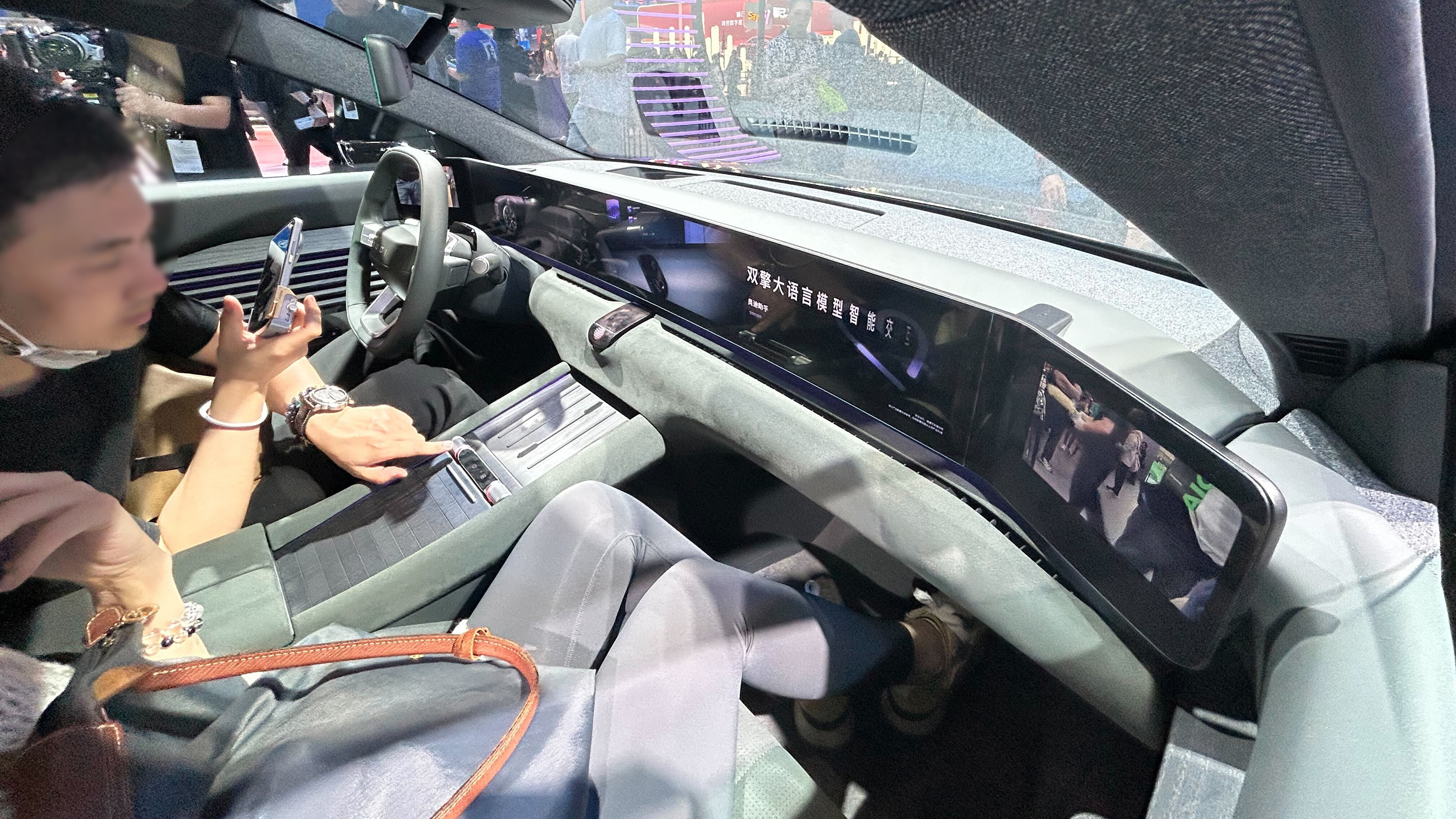 AUDI E5 Sportback on display at Shanghai Motor Show - dashboard