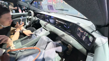 AUDI E5 Sportback on display at Shanghai Motor Show - dashboard
