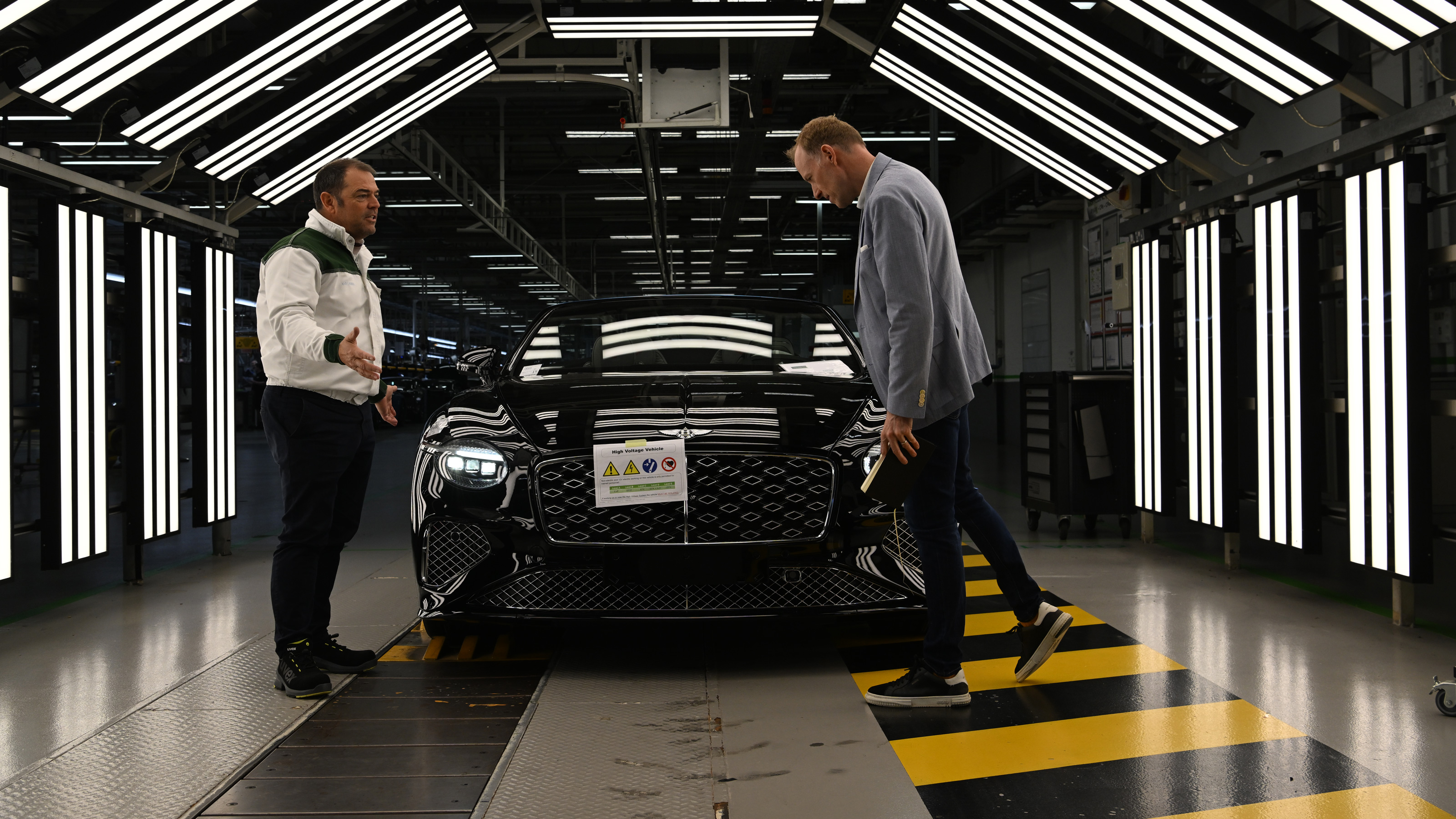 Bentley Crewe Factory- final production line check