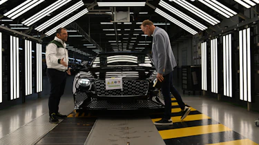 Bentley Crewe Factory- final production line check