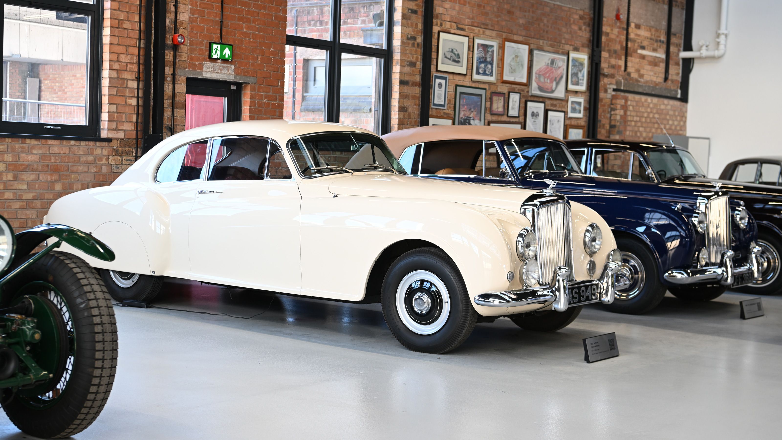 Bentley Crewe Factory - heritage museum older models