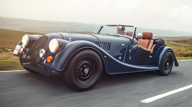 Morgan Plus 4 - front tracking